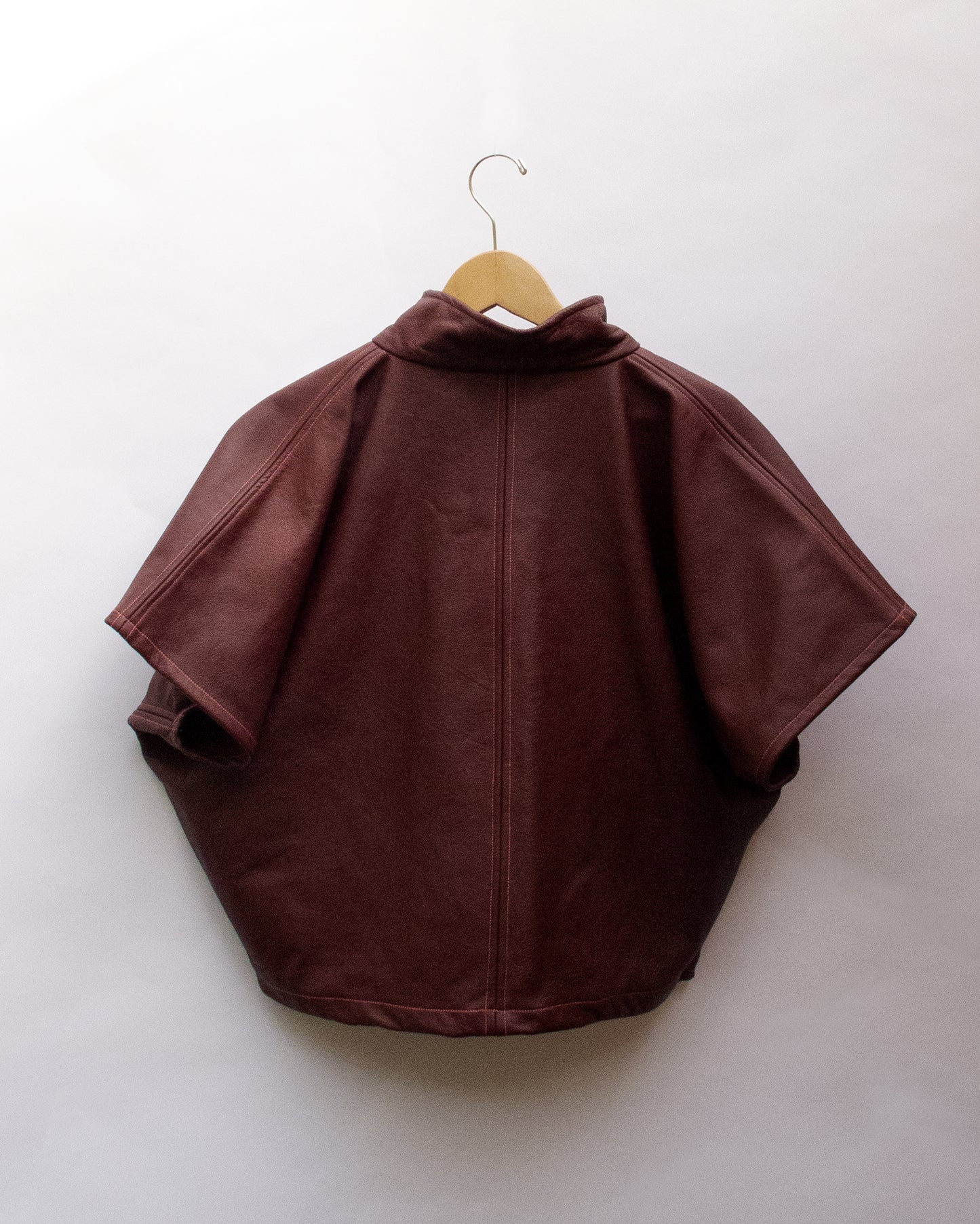 Shorty Leather Bordeaux