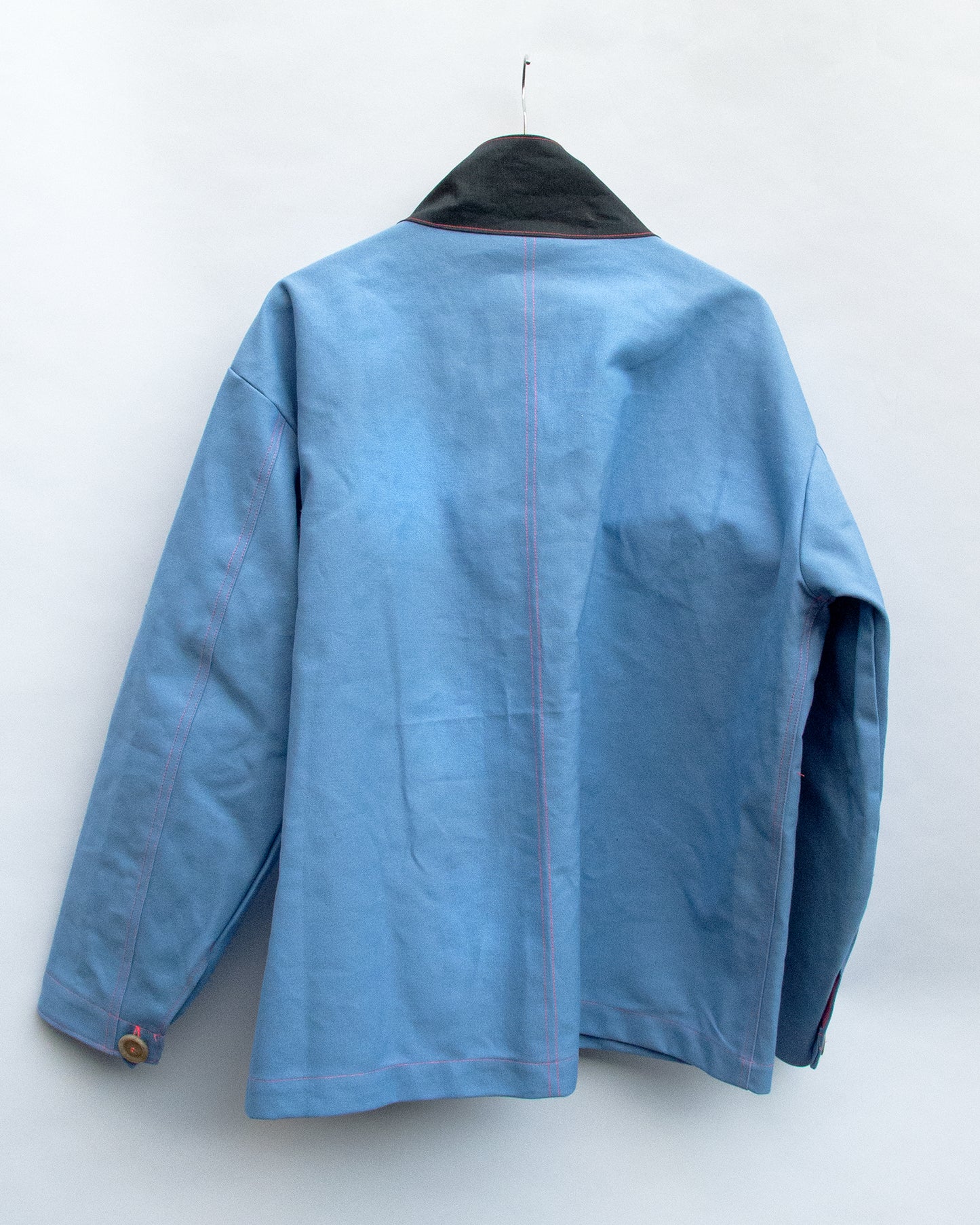 Jacket Blue Canvas (Dark Blue Pocket)