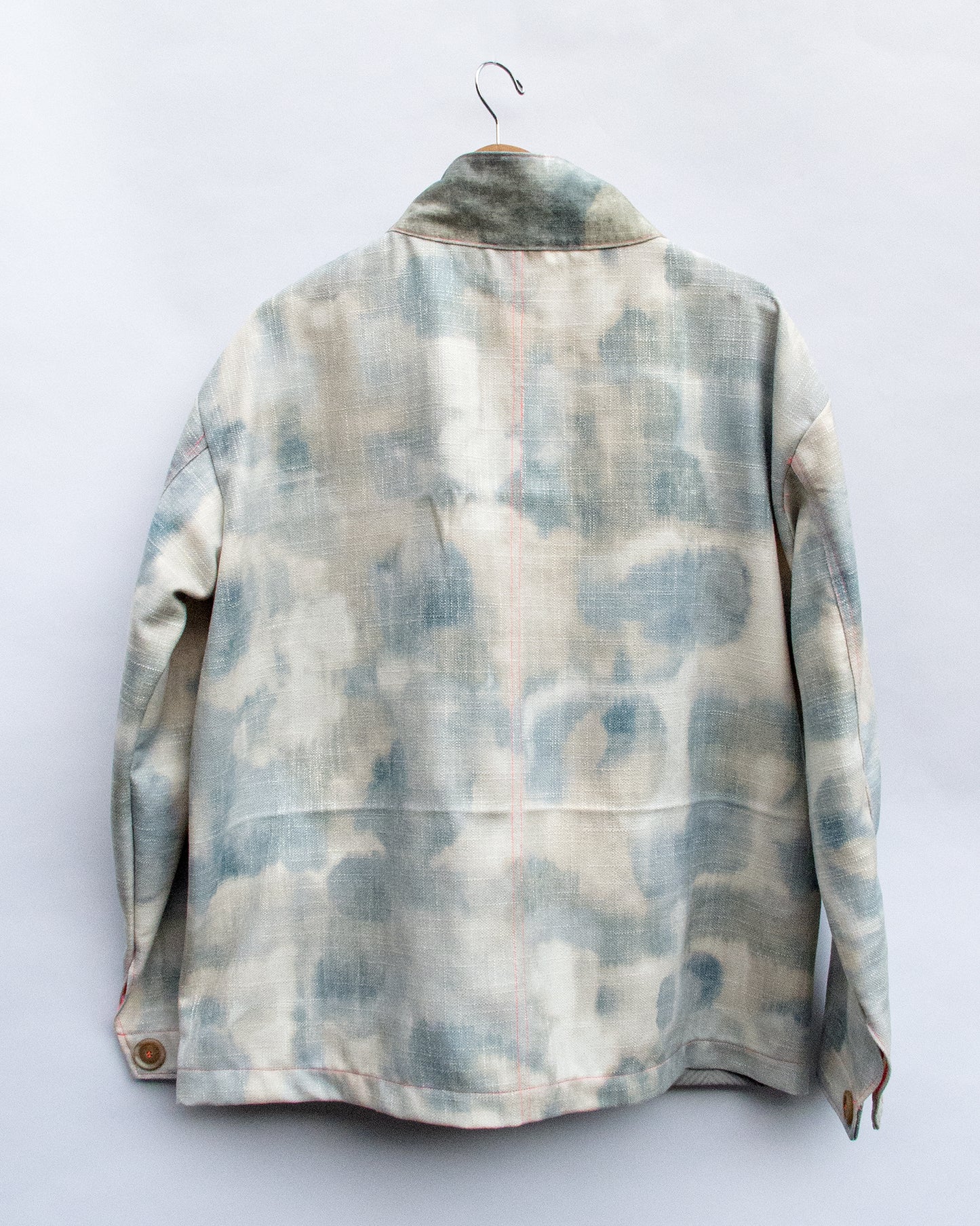 Jacket Upholstery Clouds(Blue/Green)