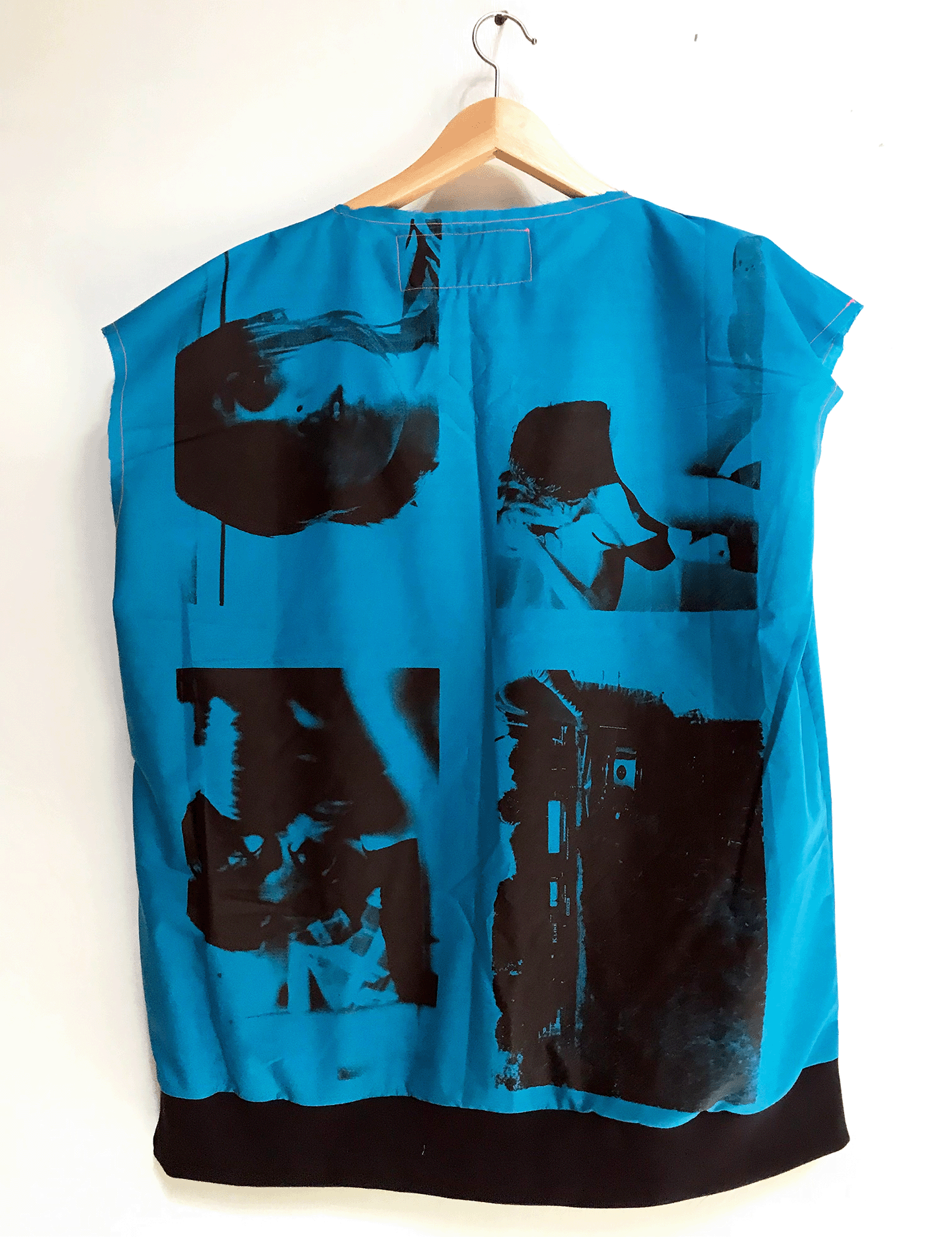 Sleeveless TIME STAU blue