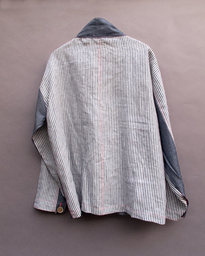 Jacket Light Denim / Stripes