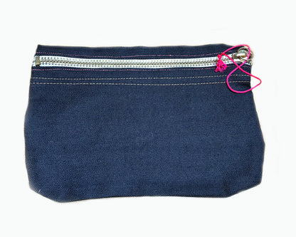 Zip Pouch Denim